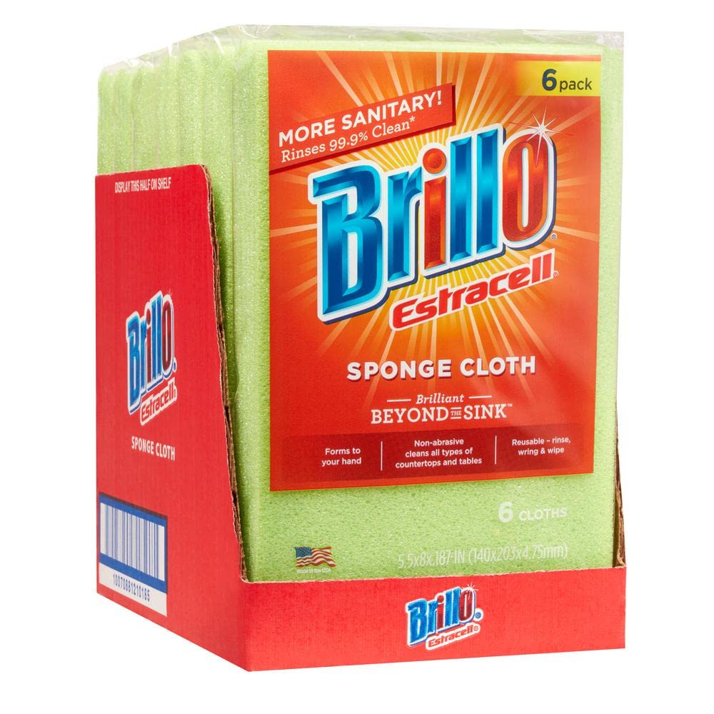 Brillo Armaly 21018 Brillo Estracell Sponge Cloth - Pack of 66