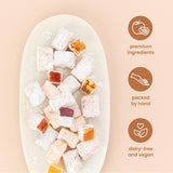 Liberty Orchards, Dessert Delights - Fruit and Nut Candies - Turkish Delights Lokum Candy - Natural, Vegan, Gluten-Free - 10 Oz.