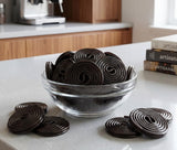 Black Licorice Wheels Candy 2 lb Bag - Soft Chewy Classic Twists Bulk Retro Snack Treats. Approximately 80 Wheels per Bag