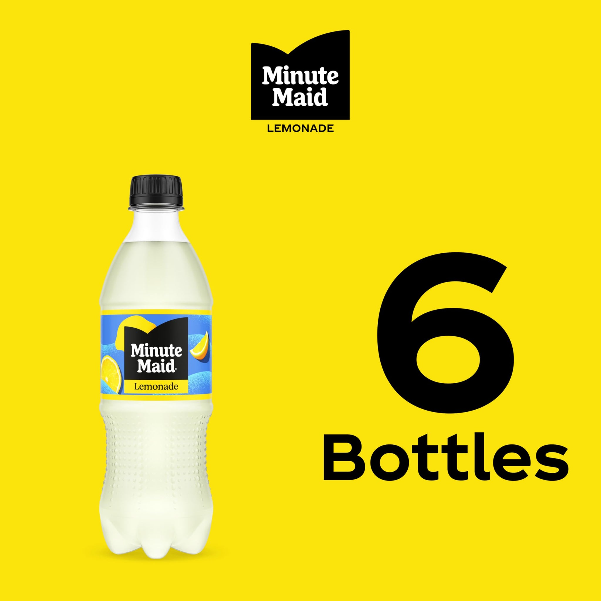Minute Maid Lemonade Bottles, 16.9 fl oz, 6 Pack