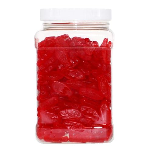 Red Mini 2LB - Original Red Chewy in 48 FL OZ Gift Ready Reusable Square Jar