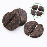 LWXLJMJZC?(24 Cakes-96 Cups) Pu-erh Tea in Bamboo Leaf Tube -Ripe Puerh Tea Cake -Easily Divided into Halves or Quarters-Shu Puer Tea-Ripe Puerh Tea