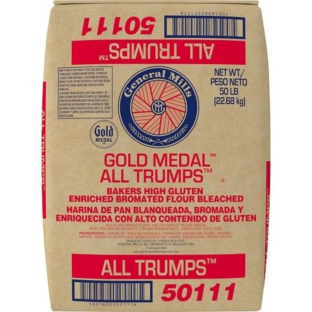 General Mills Gold Medal All Trumps High Gluten Flour, 50 Pound