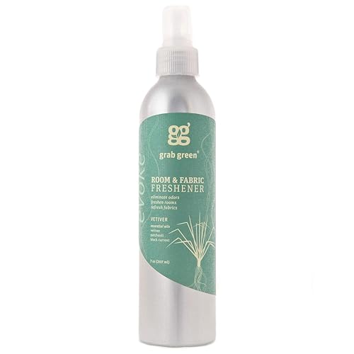 GRABGREEN Vetiver Room & Fabric Freshener, 7 OZ
