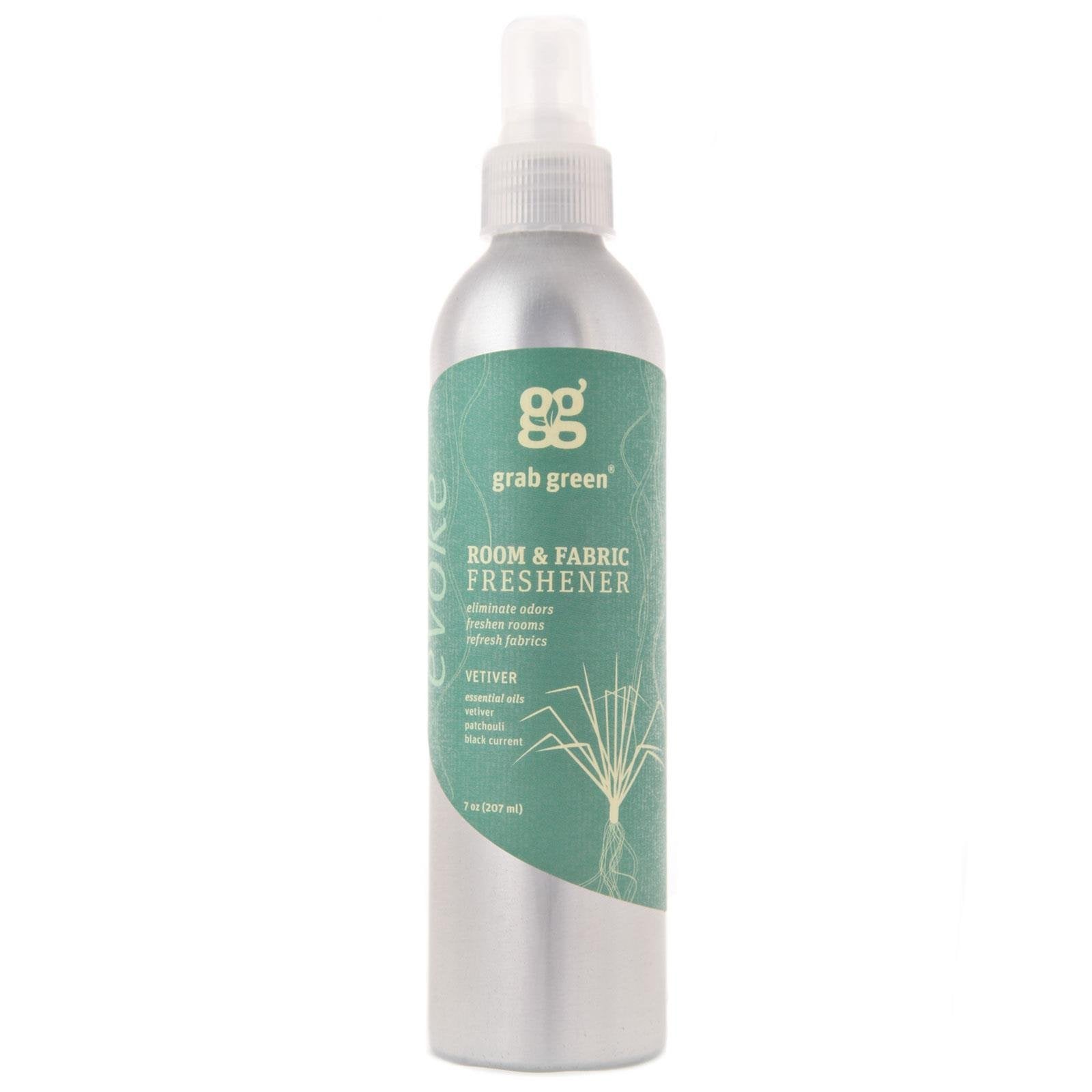 GRABGREEN Vetiver Room & Fabric Freshener, 7 OZ
