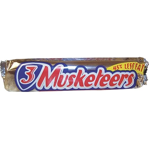 3 Musketeers Milk Chocolate Candy Bar 1.92 Oz. - Case Of: 36