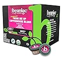 beaniac Organic Bean Me Up Coffeehouse Blend, Medium Roast, Single Serve Compostable K Cup Coffee Pods, Organic Arabica Coffee, Keurig Brewer