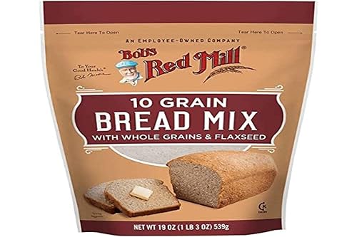 10 Grain Bread Mix with Whole Grains & Flaxseed, 19 oz (539 g), Bob's Red Mill