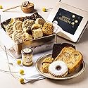 Dulcet Gift Baskets Classic Honey Confection Happy Holiday Tin of Gourmet Pastries Great Gift For Men, Women, Family and Friends