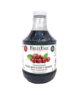 Red Tart Cherry Juice Concentrate by FruitFast - (32 FL OZ) Unsweetened, 68 Brix Pure Concentrated Juice - 100% Dark Cherry Extract - No Additives or