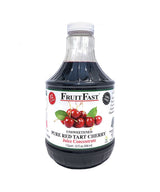Red Tart Cherry Juice Concentrate by FruitFast - (32 FL OZ) Unsweetened, 68 Brix Pure Concentrated Juice - 100% Dark Cherry Extract - No Additives or