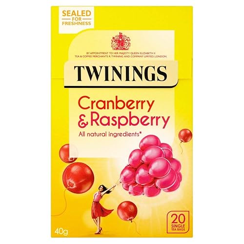 Twinings Cranberry & Raspberry Teabags - 4 x 20's
