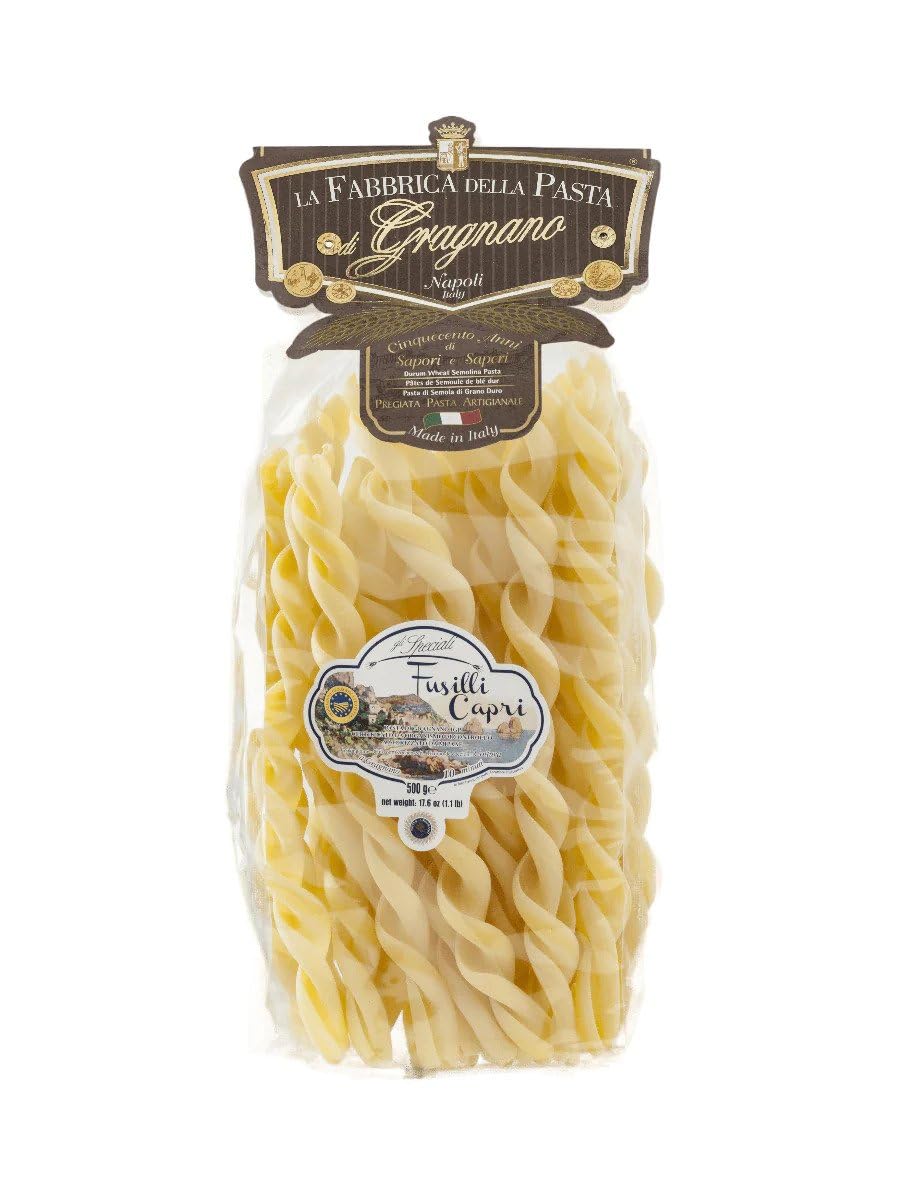 La Fabbrica Della Pasta Di Gragnano - Fusilli di Capri - 500g (17.6 oz)