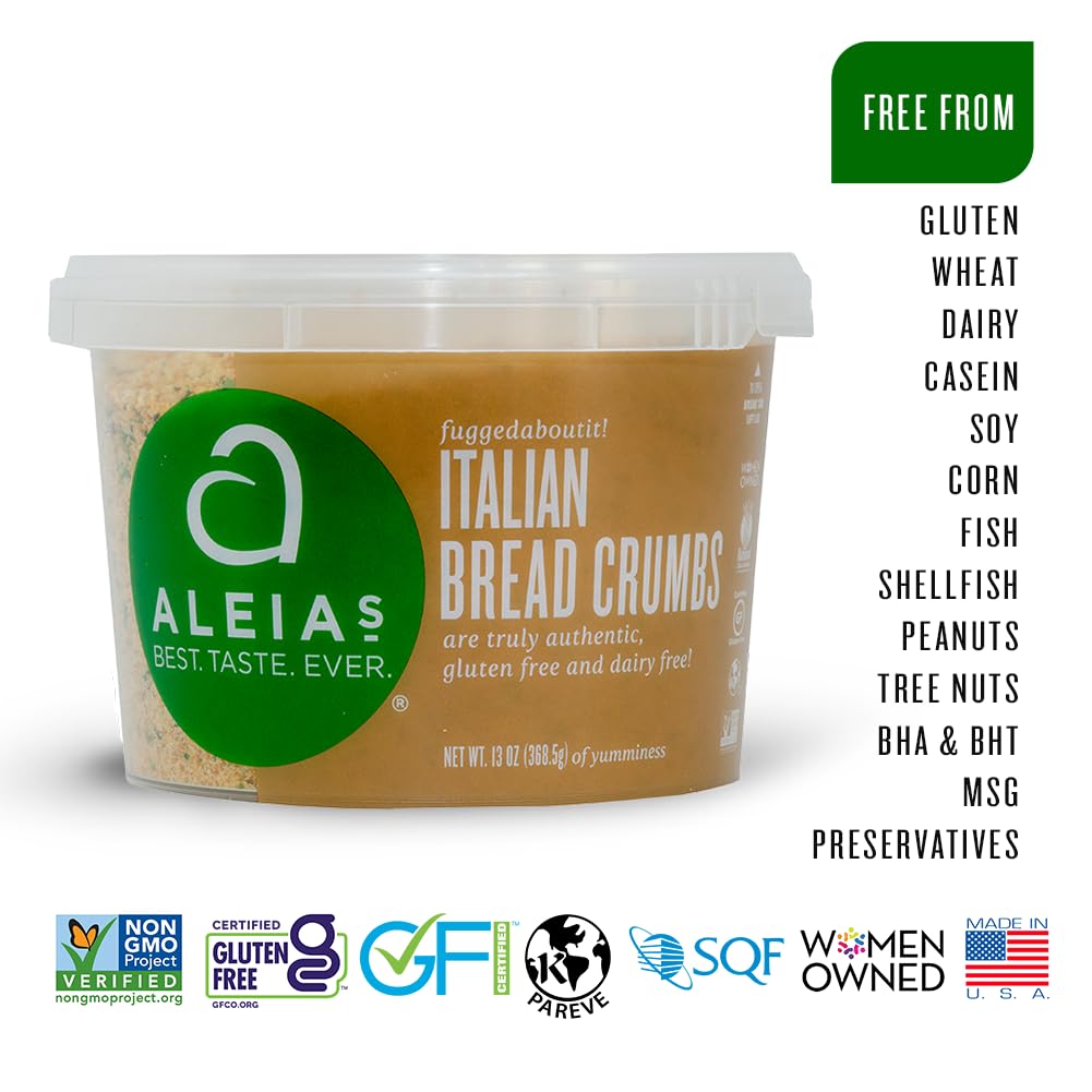 Aleia's Breadcrumb Gluten Free Italian, 13 oz