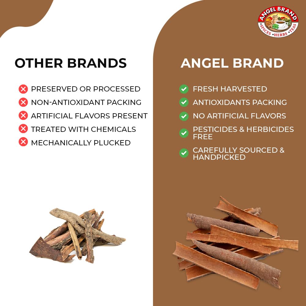 Angel Brand Mauby Bark - 0.75 oz Pouch Pack of 3 - Authentic Mauby Bark for Tea, Infusions, and Traditional Beverages.