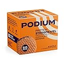 PODIUM Protein Stroopwafel, Chocolate Brownie, Pre & Post Workout Snack, Box of 8 Wafels