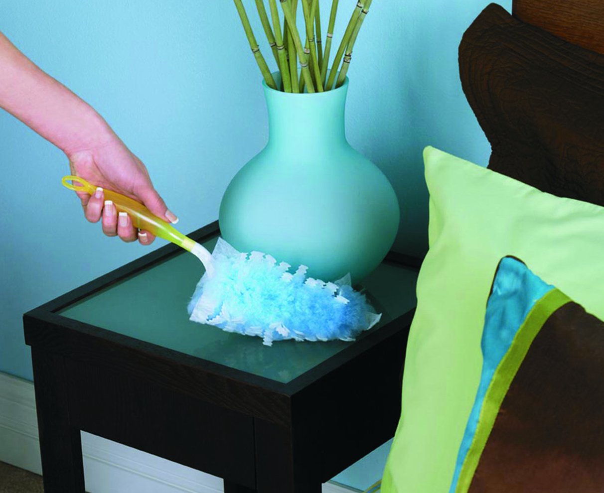 Swiffer 21461 Refill Duster, Dust Lock Fiber, Lavender Vanilla Scent, 4" Width, 6" Length, Light Blue (Pack of 40)