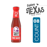Taco Bell Taco Bell - Lavinia Essentials Bundle: 8-Pack of Fire Sauce, 7.5 oz Glass Bottle + 1 Utility Prop
