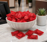 Cinnamon Candy - 1 lb Individually Wrapped Sweet Spicy Hard, Classic Cinnamon Disks, Bulk Red Long Lasting Flavor, Old Fashioned