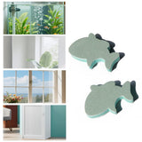 NentMent 10 Pack Glass Aquarium Cleaner Desktop Fish Tank Glass Cleaner Cleaning Tool Sponge Brush Algae Scraper for Nano Glass Aquarium Kit Small