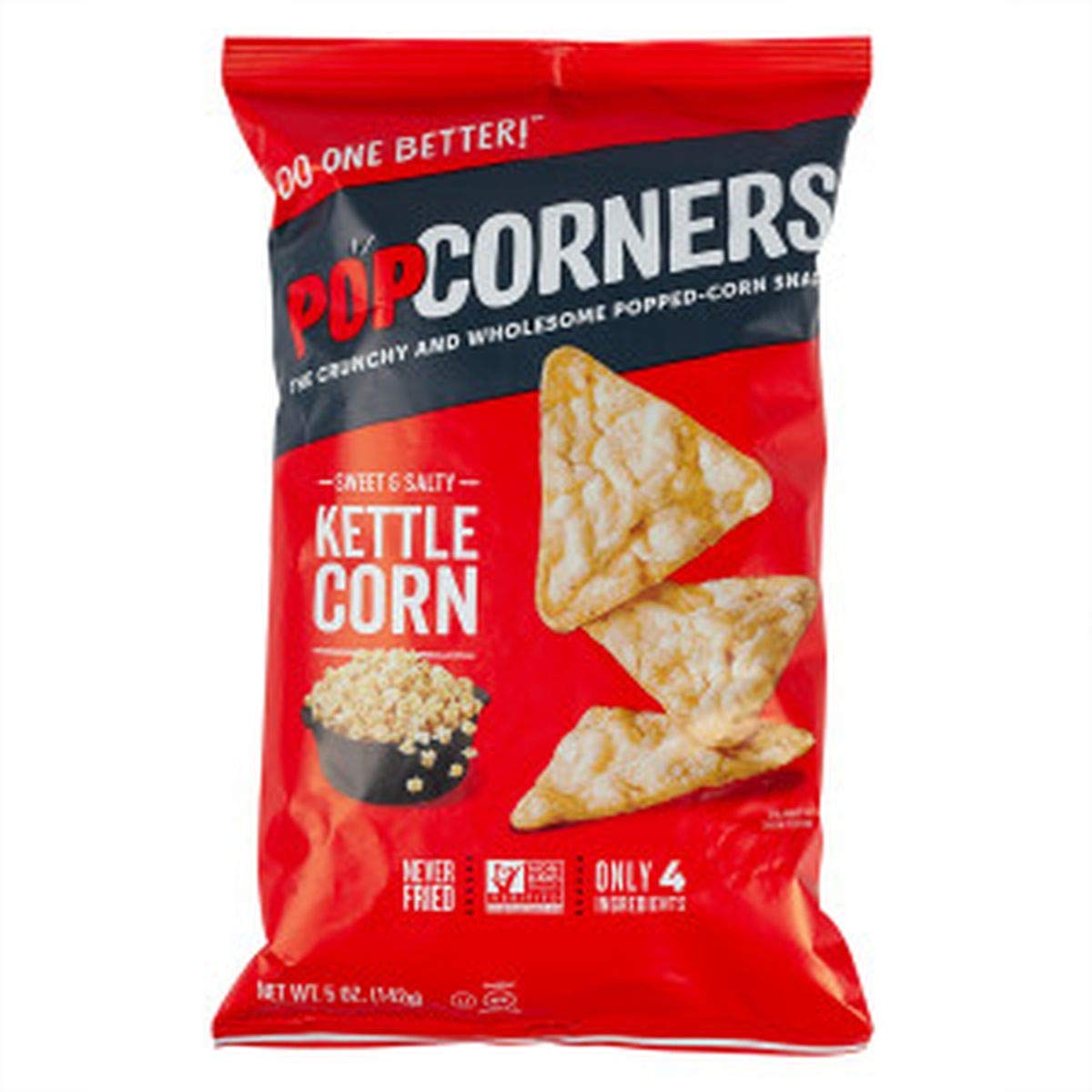 Popcorners Kettle Popcorn Chips, 5 Ounce