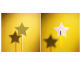 Gold Star Cake Cupcake Decorations Toppers Picks Supplies, Appetizer Picks, 30 Counting by Bilipala