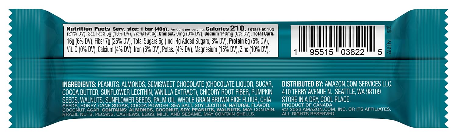 Aplenty Dark Chocolate and Sea Salt Nut Bar
