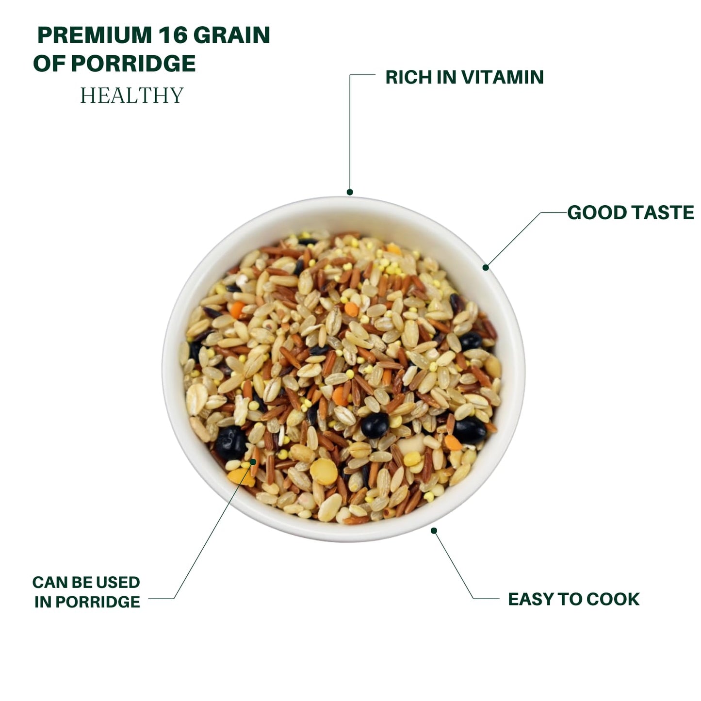 Royal Seafood USA Premium 16 GRAIN OF Porridge 2lbs ?????? ?????? ???? ????
