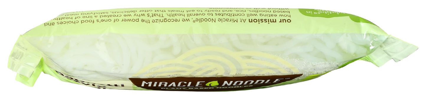Miracle Noodle Organic Spaghetti Style Pasta - Plant Based Shirataki Noodles, Keto, Gluten-Free, Low Carb, Paleo, Low Calories, Kosher, Soy Free