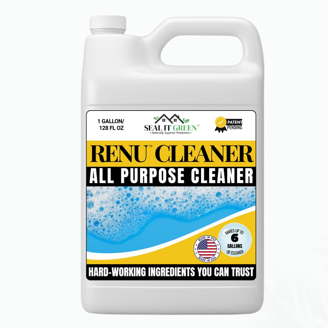 Renu Universal House Wash-Incredible Coverage Of 2000+ SF | Removes Stains, Oxidation & More | Ideal For Vinyl Siding, Decks, Fences, Pavers & Outdoor