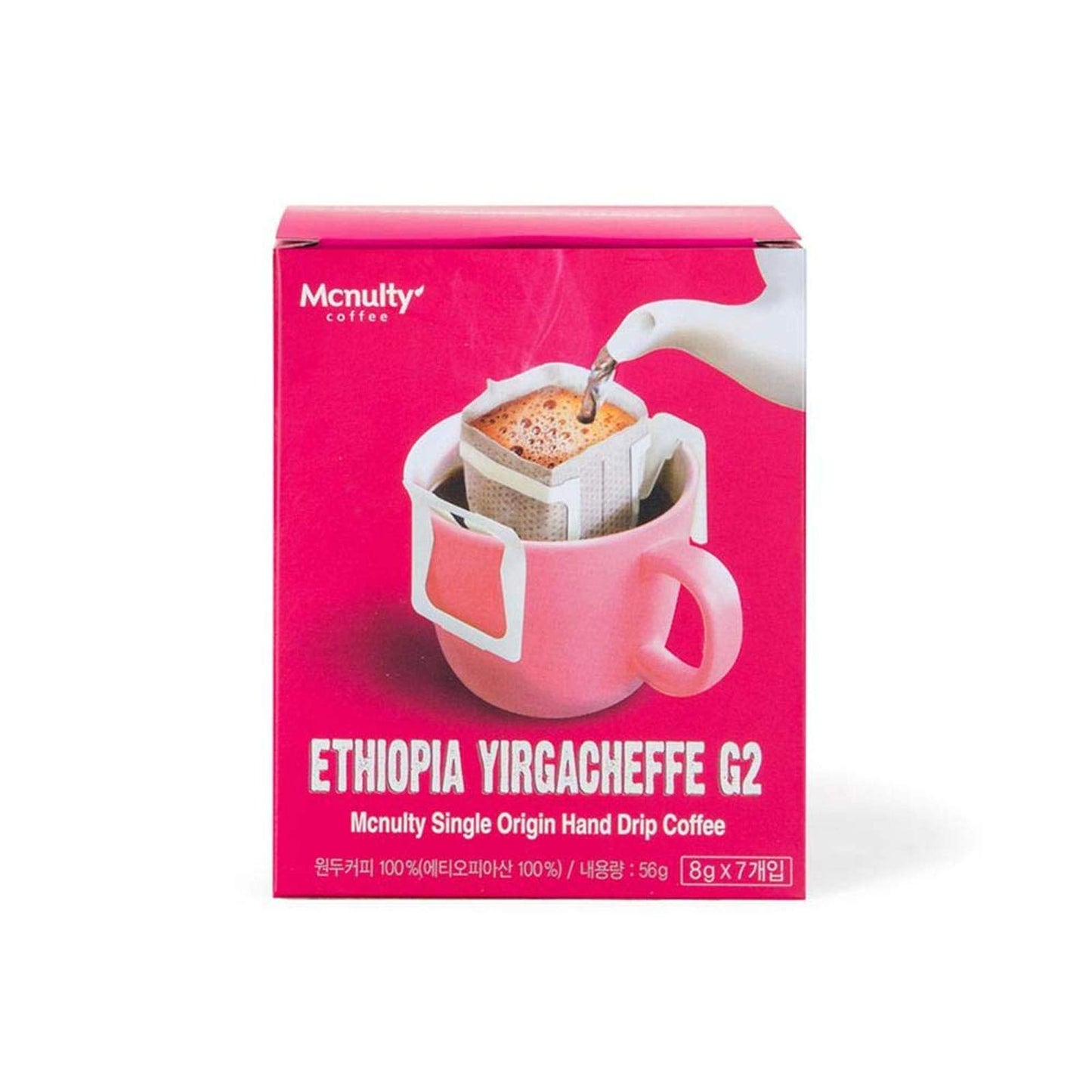 Mcnulty Hand Drip Roasted Bean 8g 7 Bags Coffee Mix Sticks (Ethiopia Yirgacheffe)