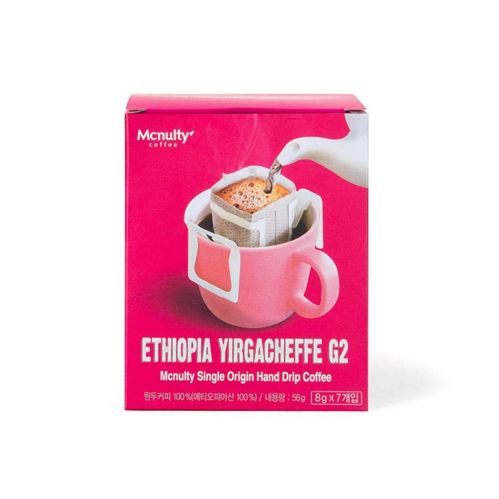 Mcnulty Hand Drip Roasted Bean 8g 7 Bags Coffee Mix Sticks (Ethiopia Yirgacheffe)