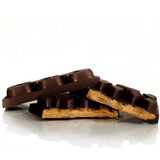 Sanders Dark Chocolate Covered Peanut Butter Block, Gift Box of 2 Individually Wrapped 4 oz Blocks