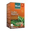 Dilmah Ceylon Supreme Tea - 50 Tea Bags in Foil Pouch - Finest Pure Ceylon Black Tea Box -100g (3.53 oz)