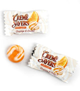 Creamy Delight Hard Candy | Original Classic Creamy Delight Individually Wrapped Candies | The Taste of Fresh Strawberries or Orange Swirled in Rich