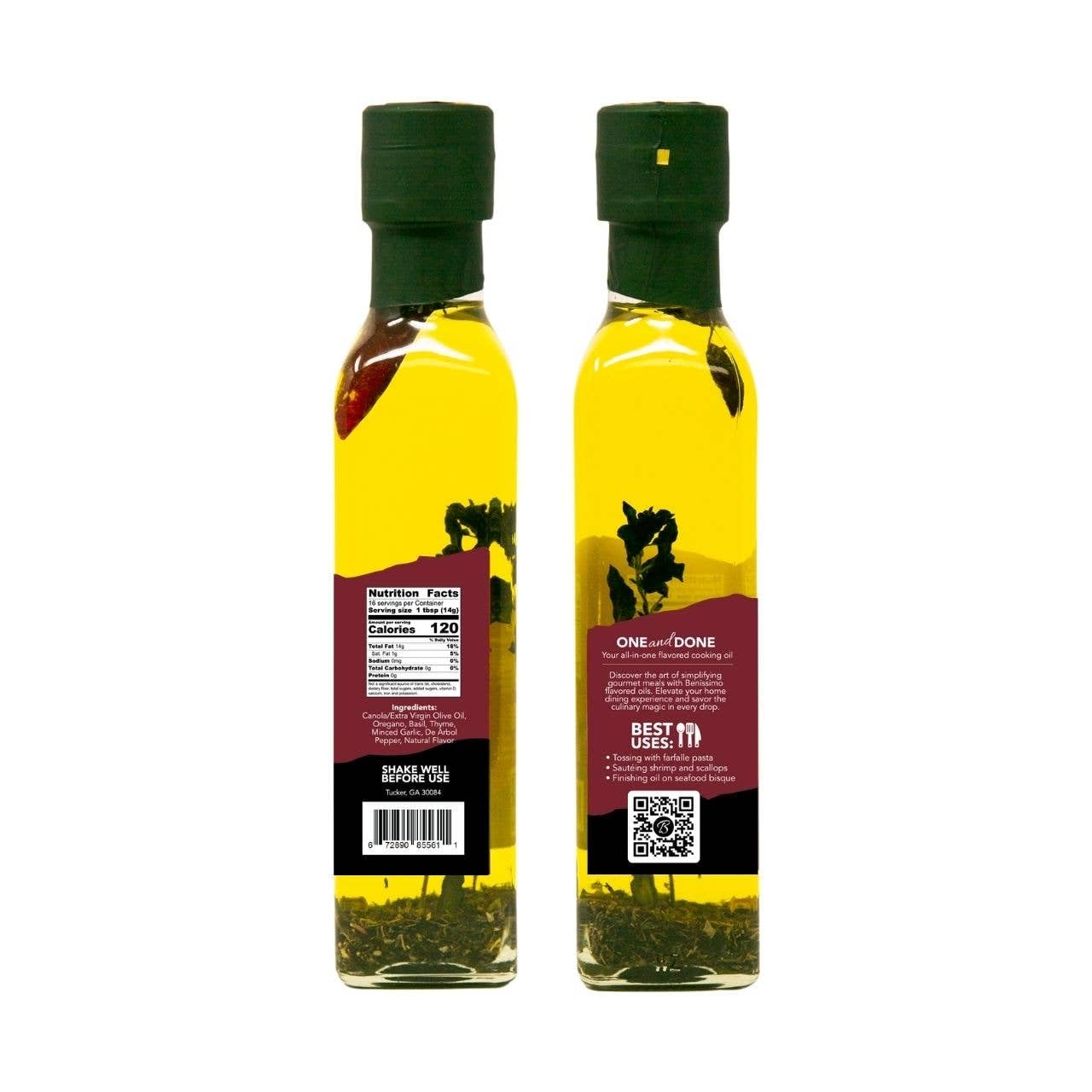 Siciliano Herb Infused Oil, All Natural Gourmet Cooking Oil with Fragrant Mediterranean Herbs, Ideal for Dipping, Roasting, Sautéing, and Drizzling