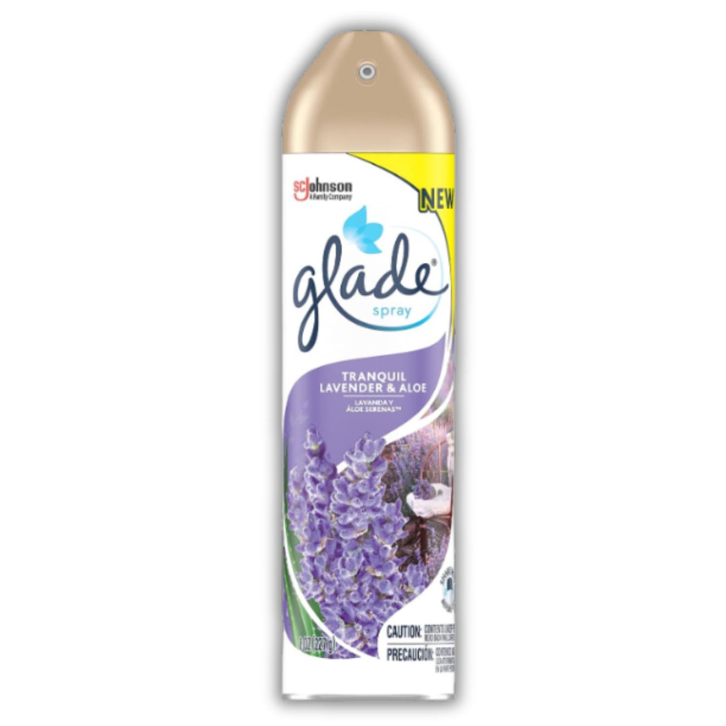 GLE Glade Air Freshener, Room Spray, Tranquil Lavender & Aloe, 8 Oz 2-Packs