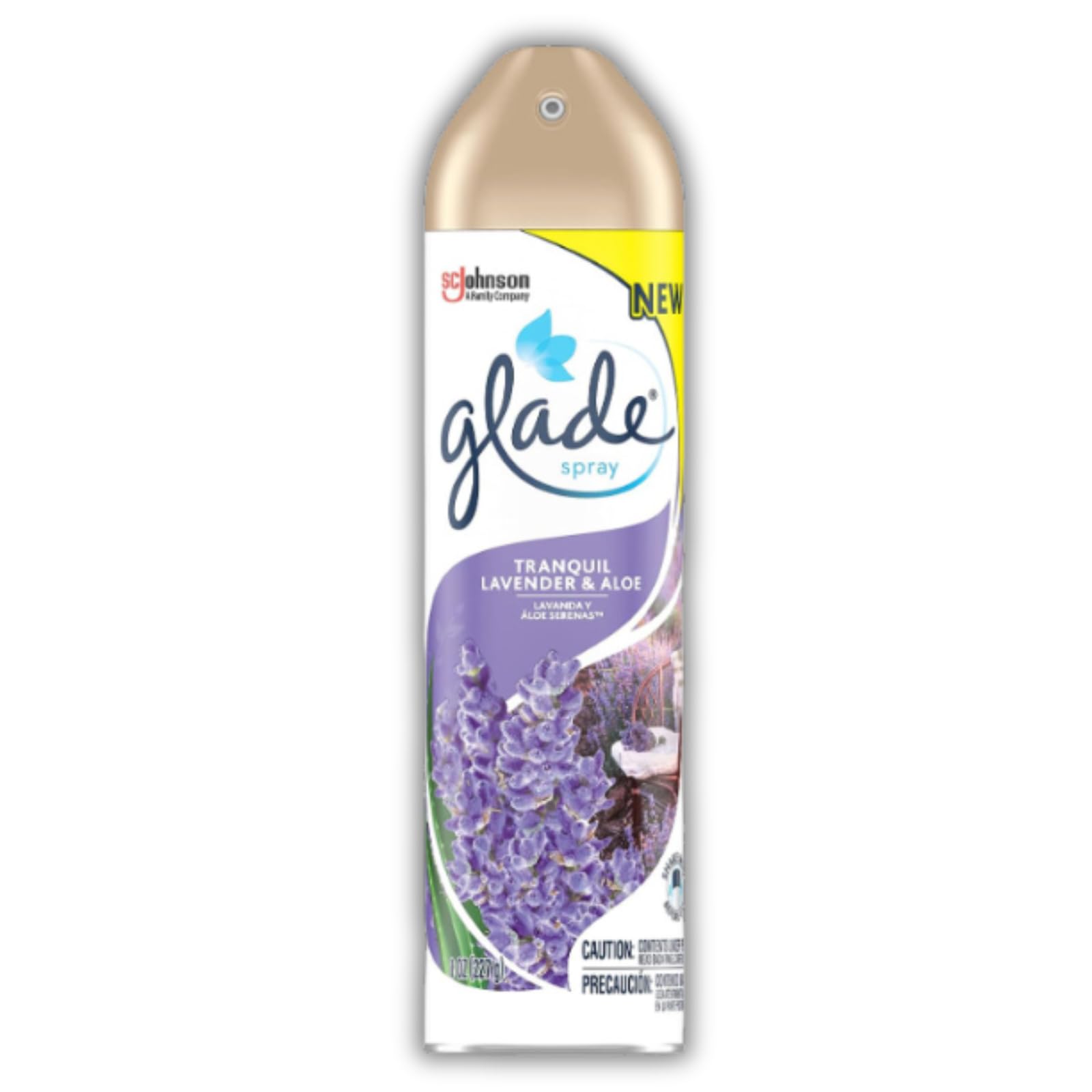 GLE Glade Air Freshener, Room Spray, Tranquil Lavender & Aloe, 8 Oz 2-Packs