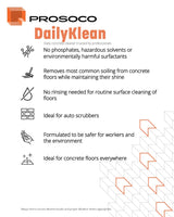 Prosoco DailyKlean | Economical Daily Maintenance Concrete Floor Cleaner - Trusted by Professionals