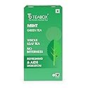 Teabox Premium Darjeeling Green Tea With Natural Peppermint Leaves |100% Whole Leaf & 0% Bitterness | Green Tea From The Himalayas | 25 Tea Bags (Low