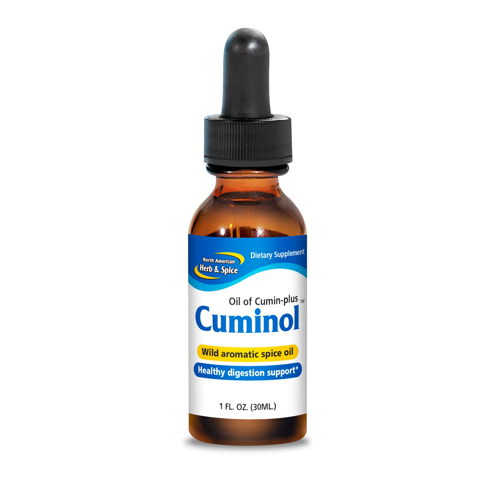 NORTH AMERICAN HERB & SPICE Cuminol - 1 fl oz - Oil of Cumin - Antioxidant, Healthy Digestion Support, Heart Function - Non-GMO, Kosher - 172 Servings