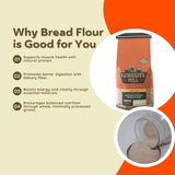 Fairhaven Mill Medium Ground Whole Wheat Bread Flour - USDA Organic Certified and 100% Whole Grain - Nutty Flavor & Chewy Crumb for Rustic Loaves