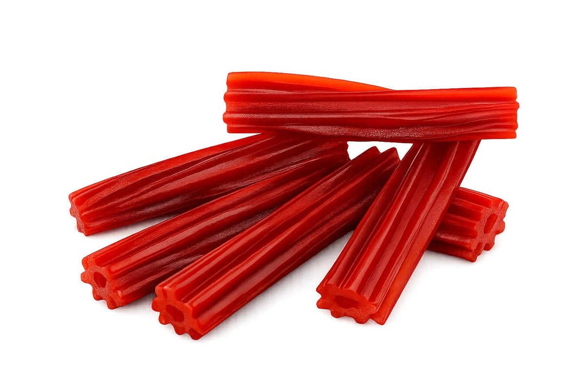 Twizlers Strawberry Twists Bulk Candy Gift Bag - 2 lbs, 90 Individually Wrapped Pieces - Perfect for Parties, Snacking, and Care Packages