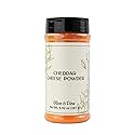 Olive & Vine Cheddar Cheese Powder, Savory Flavor, For Popcorn & Sauces, Rich Tradition, Authentic Taste, For Global Recipes (9.92 Ounce)