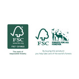 Elliott Natural Bassine Fibre FSC Certified Hand Scrubbing Brush with Stiff Bristles - Heavy Duty, Ideal for Outdoor use, Workshops, Warehouses
