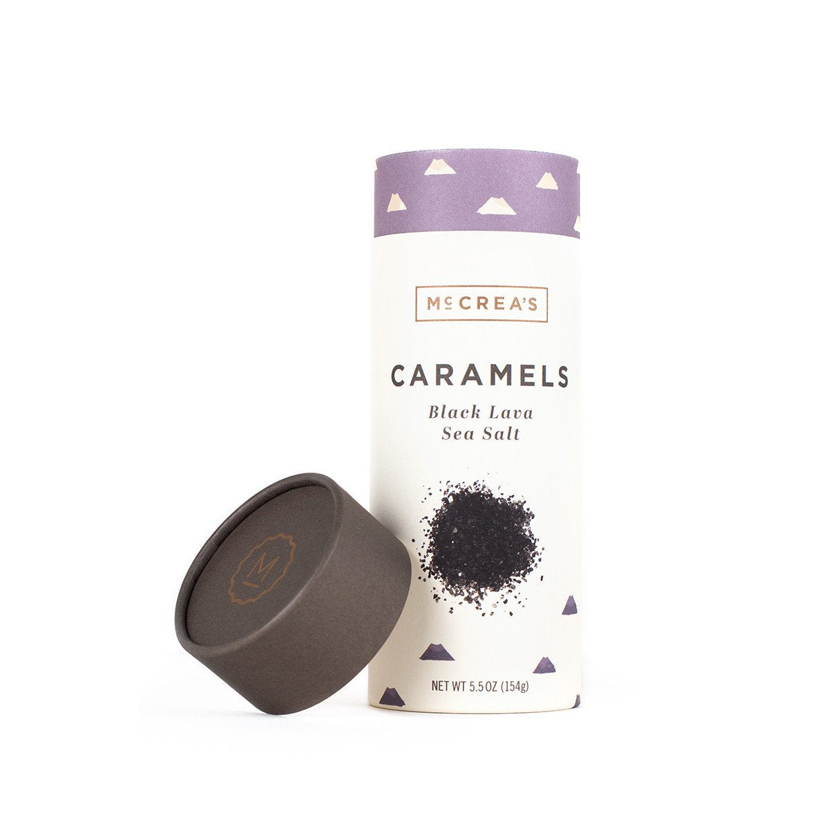McCrea's Candies Sea Salt Caramel Assortment - Black Lava Cape Cod Rosemary Truffle Sea Salt - Made in Boston