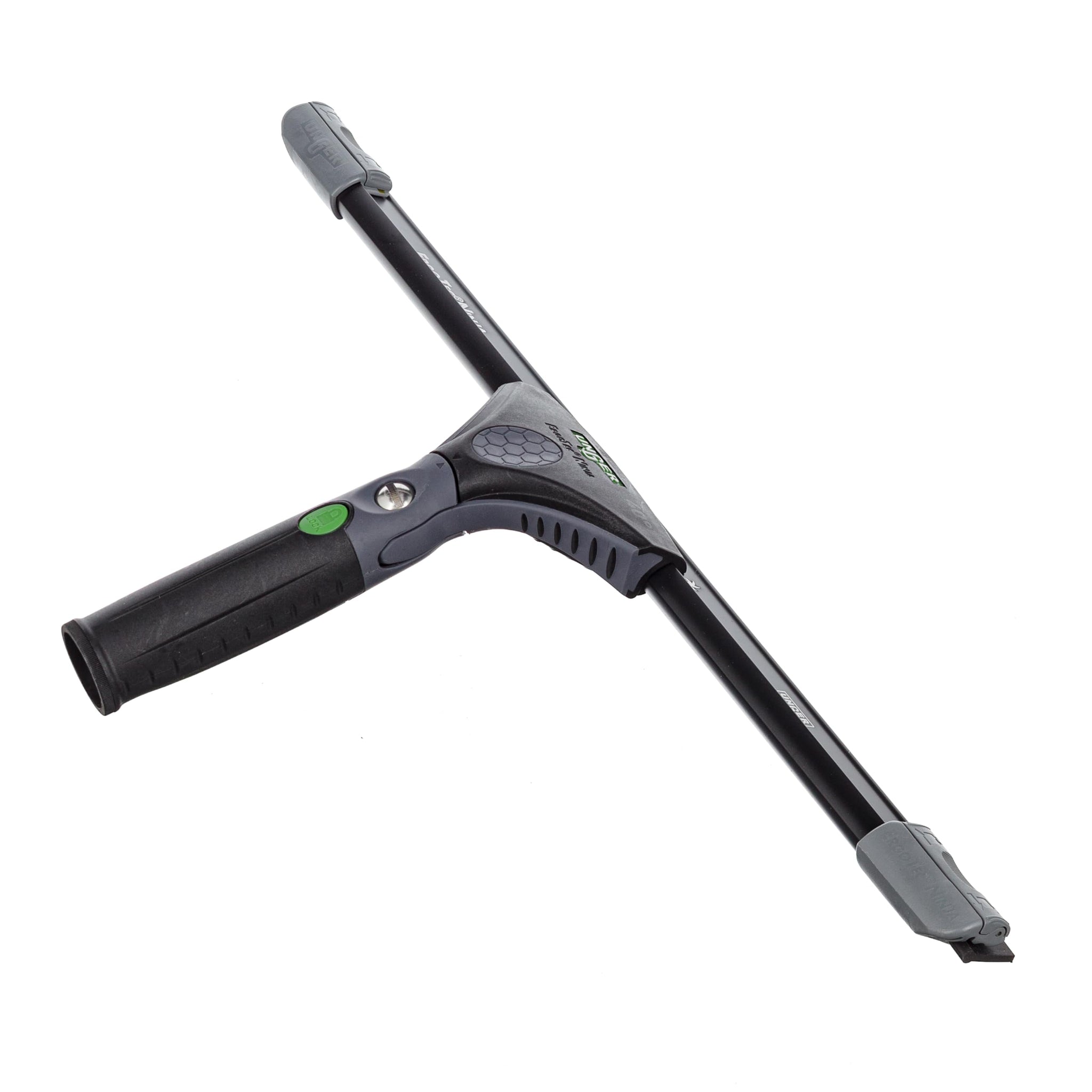 Unger Commercial Ergotec Ninja Squeegee with Channel and Rubber (Case of 5) - Professional Grade, Lightweight, Durable 18'' Squeegee for Window