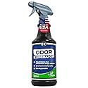 Heavy Duty Odor Eliminator Spray - 32 fl oz - Professional Strength Deodorizer for Pet, Food & Fire Odors - Non-Toxic, Fast-Acting & Residue-Free