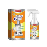 Kitchen Foam Cleaner Heavy Duty Grease Remover for Range Hood Stove Oven Powerful Unscented Deep Cleaning Spray Rich Foam Fast Acting Removes Stubborn