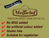 Megachef Premium Dark Soy Sauce (Kecap Manis) 6.7 Fl Oz